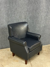 Load image into Gallery viewer, Hulala Home Navy Nailhead Accent Chair