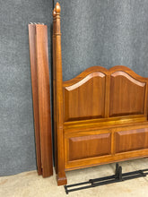 Load image into Gallery viewer, Queen Four-Poster Bed Frame in Cherry Finish