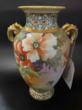 Load image into Gallery viewer, Multi-Color Nippon Pottery Floral Vase