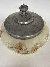 Load image into Gallery viewer, Glass Victorian Floral 2 Piece Jar