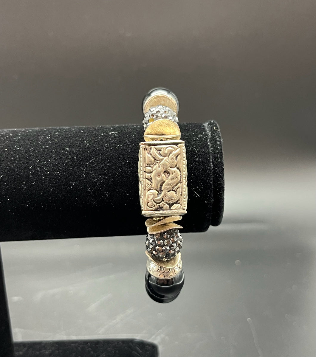 Robin Steele Beaded Stretch Bracelet