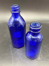 Load image into Gallery viewer, Glass Cobalt Bottle