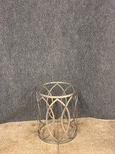 Load image into Gallery viewer, Metal Side Table With Glass Top