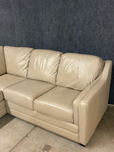 Load image into Gallery viewer, Palliser Corissa Cream Leather Sectional Sofa