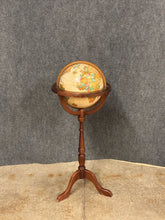 Load image into Gallery viewer, Vintage-Style Globe on Turned Wood Stand