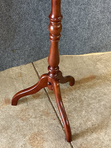 Mahogany Pedestal Plant Stand