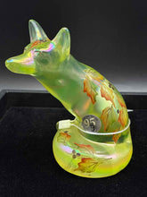 Load image into Gallery viewer, Fenton Glass Vintage Leaf Yellow 1 Piece Figurine