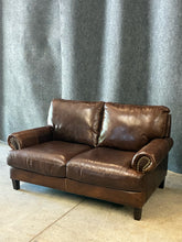 Load image into Gallery viewer, Italian Leather Loveseat