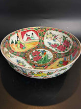 Load image into Gallery viewer, Porcelain Asian Floral Multi-Color Bowl