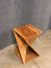 Load image into Gallery viewer, Rustic Modern Geometric End Table