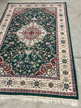 Load image into Gallery viewer, Surya Hand-Knotted Wool Rug in Green and Ivory
