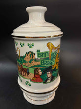 Load image into Gallery viewer, Porcelain Vintage Shamrock White Print Bottle