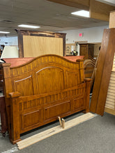Load image into Gallery viewer, Mission-Style King Panel Bed Frame