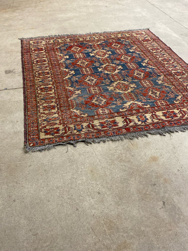 Hand-Knotted Wool Area Rug Made In Pakistan