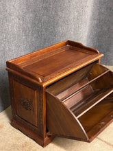 Load image into Gallery viewer, Floral Carved Shoe Storage Cabinet