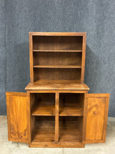 Load image into Gallery viewer, Primitive Pine Stepback Hutch