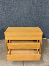 Load image into Gallery viewer, Crate &amp; Barrel Contemporary Light Wood Nightstand
