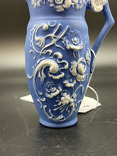 Load image into Gallery viewer, Wedgwood Jasperware Porcelain Blue 1 Piece Floral Creamer and/or Sugar