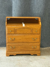 Load image into Gallery viewer, Oak Baby Changing Dresser