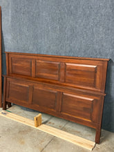 Load image into Gallery viewer, Solid Cherry Paneled King Bed Frame
