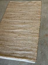 Load image into Gallery viewer, Natural Handwoven Jute Rug