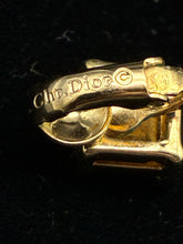 Load image into Gallery viewer, Christian Dior Clip Goldtone Earrings