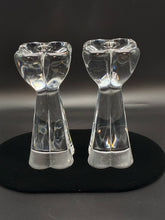 Load image into Gallery viewer, 2 Piece Baccarat Crystal Candle/Candleholder