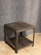 Load image into Gallery viewer, Rustic Industrial Side Table