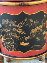 Load image into Gallery viewer, Chinese Chinoiserie-style Drum-Form Cabinet/End Table