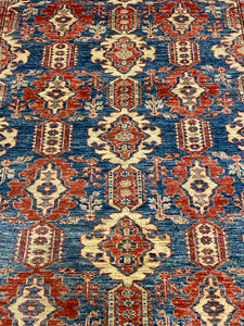 Hand-Knotted Wool Area Rug Made In Pakistan