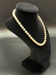 Gold Pearl Necklace