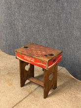 Load image into Gallery viewer, Vintage Coca-Cola Crate Storage Side Table