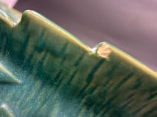 Load image into Gallery viewer, Roseville Pottery Floral Green Bowl