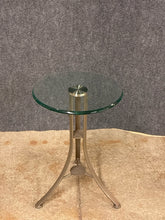 Load image into Gallery viewer, Modern Glass Top Side Table