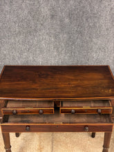 Load image into Gallery viewer, Vintage Three-Drawer Writing Table