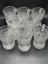 Load image into Gallery viewer, 8 Piece Mikasa Clear Glass Glasses