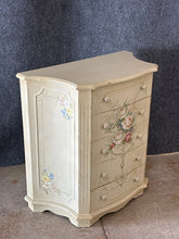 Load image into Gallery viewer, Painted Floral Accent Chest