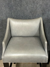 Load image into Gallery viewer, Pair of Lee Industries Gray Leather Bar Stools