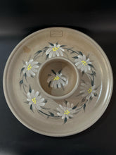 Load image into Gallery viewer, Pottery Beige Floral Salmon Falls Chip + Dip