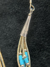 Load image into Gallery viewer, 2 Piece Sterling Silver Turquoise Jewelry set
