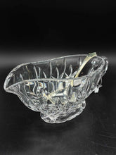 Load image into Gallery viewer, 2 Piece Waterford Lismore Crystal Gravy boat