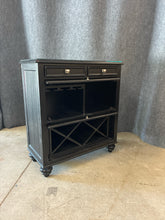 Load image into Gallery viewer, American Drew Black Wine Cabinet