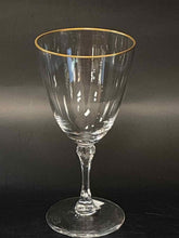 Load image into Gallery viewer, 11 Piece Lenox Clear Crystal Gold Trim Glasses