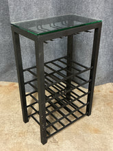 Load image into Gallery viewer, Contemporary Wine Rack with Stemware Storage