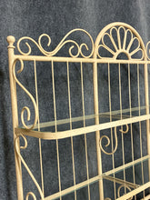 Load image into Gallery viewer, Lane Painted Wood Buffet with Wrought Iron &amp; Glass Hutch