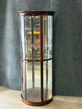 Load image into Gallery viewer, Pulaski Mirrored Back Half Round Curio Display Cabinet