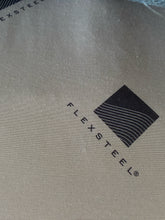 Load image into Gallery viewer, Flexsteel Blue/Grey Wingback Settee