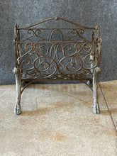 Load image into Gallery viewer, Ornate Wrought Iron Log Holder