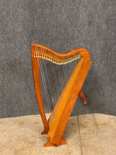 Load image into Gallery viewer, Celtic-Style Harp with Decorative Bird Motifs