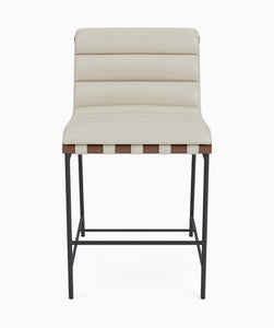 *NEW* Denver Modern Vail Leather Counter Stool (Multiple Quantities)